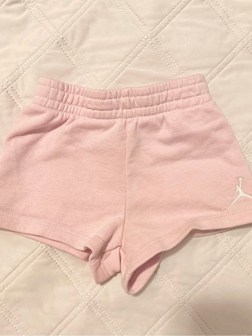 Jordan 2T Girls' Pink Elastic-Waist Shorts